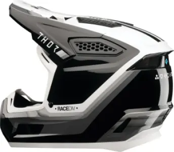 THOR - HELMET FLEET DEFY BK/WH 2X - 01109434