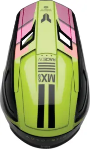 THOR - HELMET FLEET YTH DEFY BK/AC L - 01111761