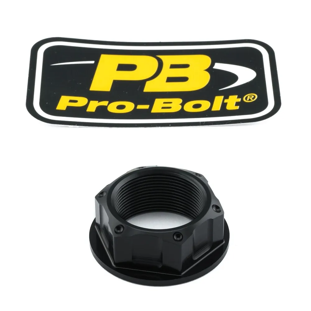 PRO BOLT - NUT TOP YOKE M24X1.00 BLACK - 04100340