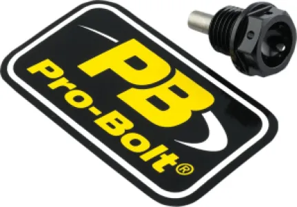 PRO BOLT - BOLT DRAIN 12X1.5X15 BLACK - 09200207