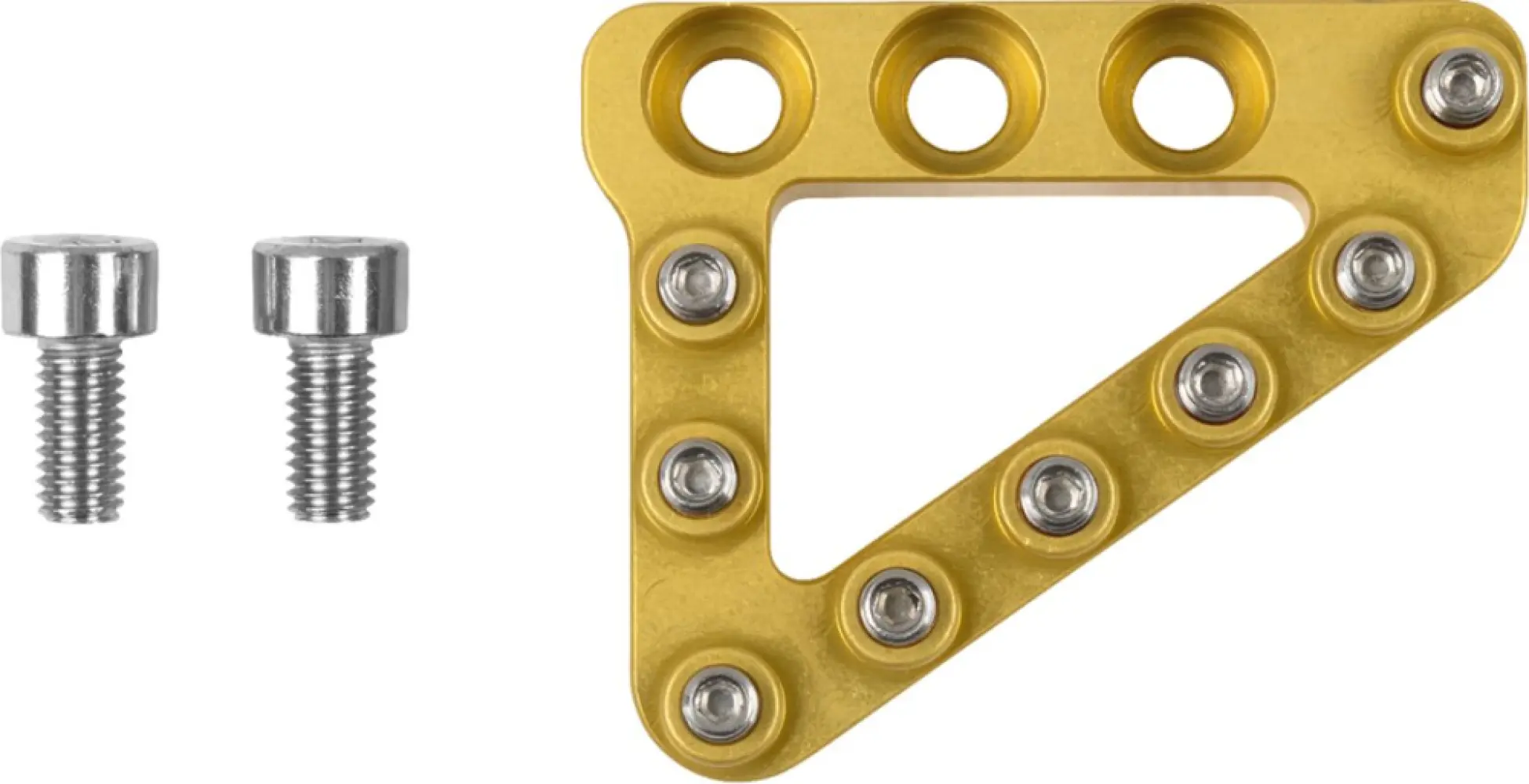 MOOSE OFFROAD HARD-PARTS - LARGE ALUM REAR BRAKE TIP GOLD - 16100738