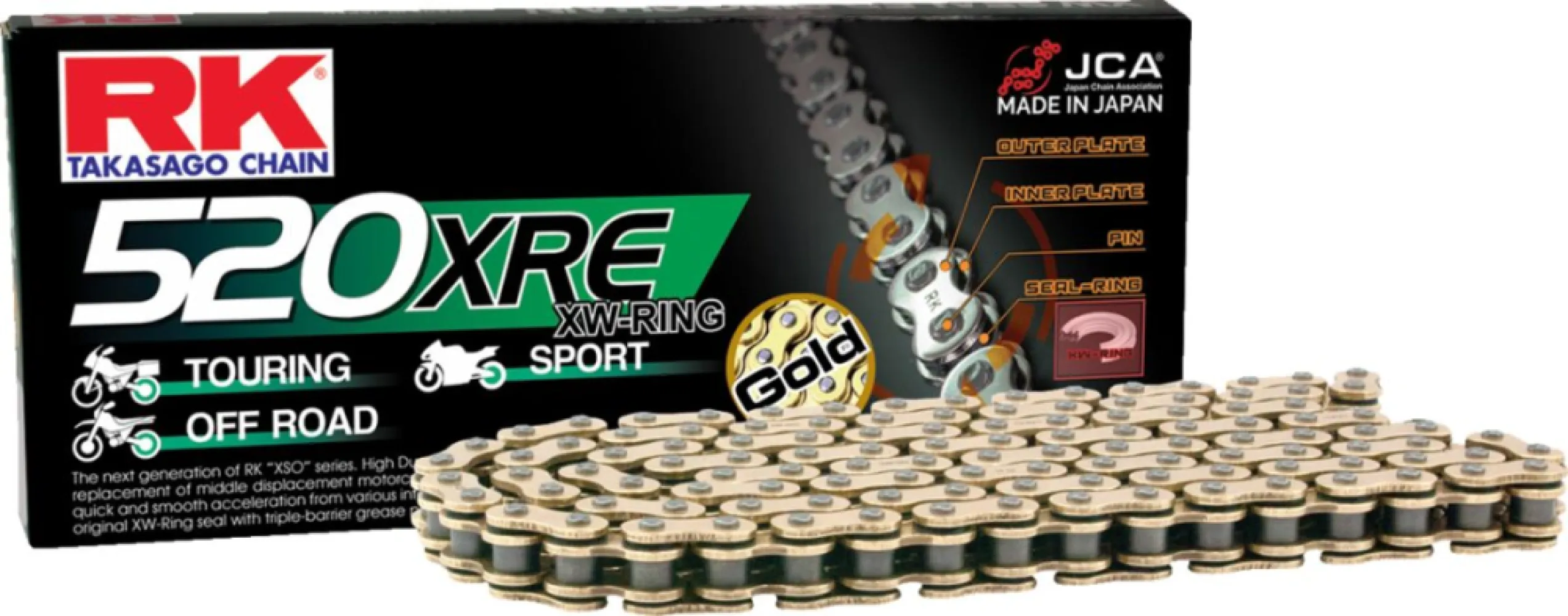 RK - CHAIN RK520XRE GB 130R - 12231984
