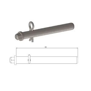 MOTO-MASTER - BRAKE PAD PIN - 17020378