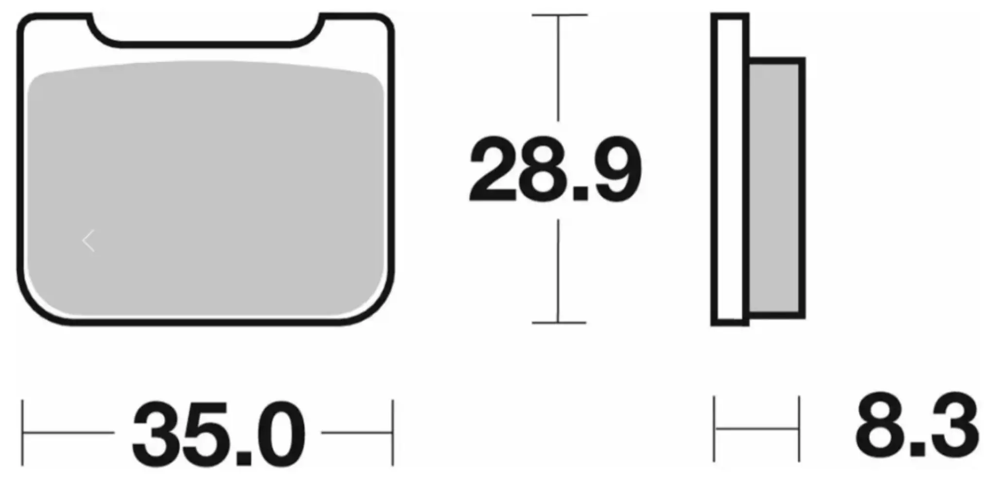 SBS - BRAKE PAD CAR RACE R - 17201206
