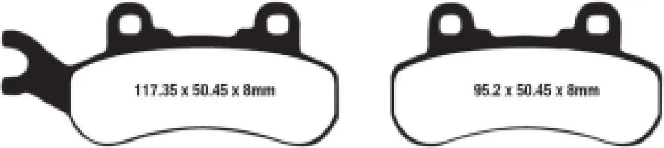 EBC - BRAKE PAD SINT R SERIES - 17212792