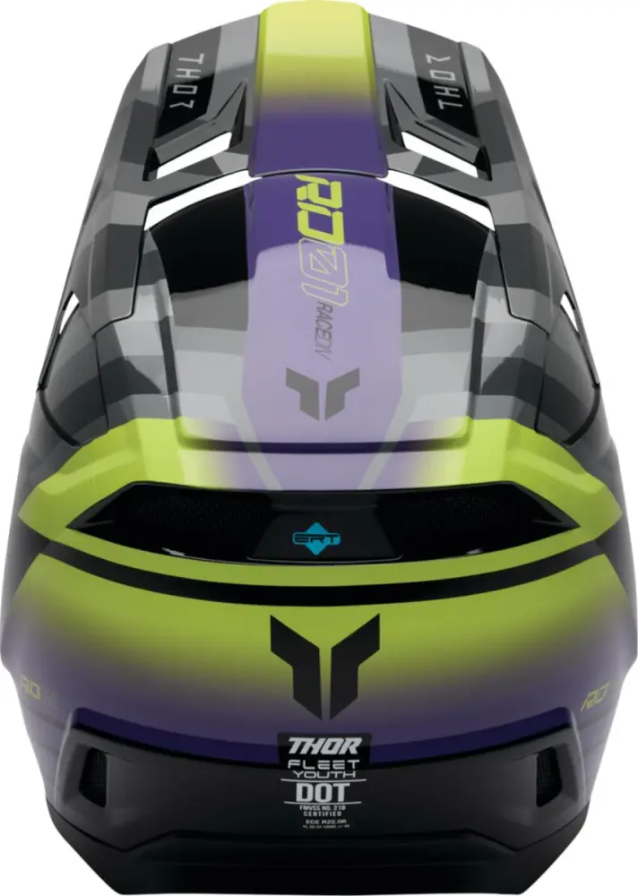 THOR - HELMET FLEET YTH CAMBER BK/PU  - 01111773