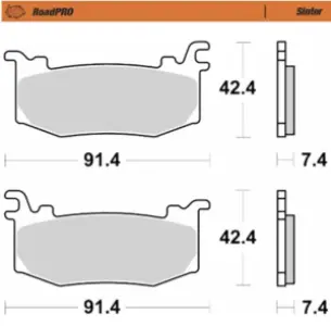 MOTO-MASTER - BRAKE PAD SINTER FRONT - 17213669
