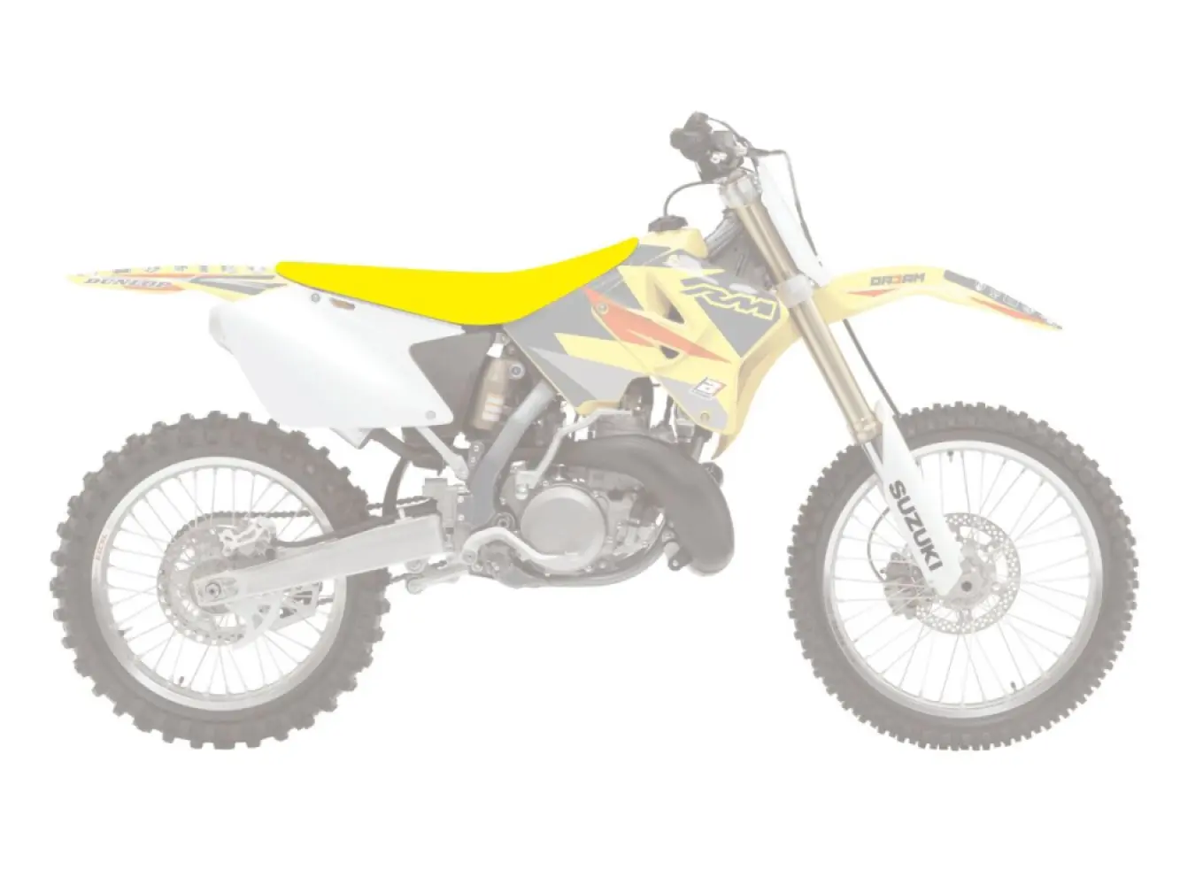 BLACKBIRD RACING - SEATCOVER PYR RM YL - 08212425