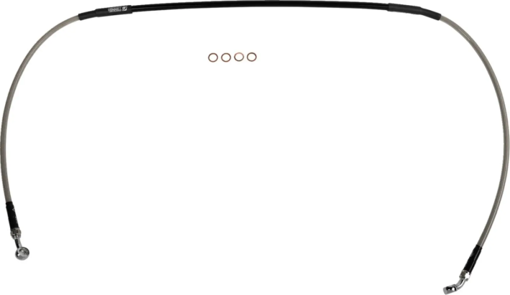 MOOSE OFFROAD HARD-PARTS - Stainless Steel Braided Brake  - 17416758