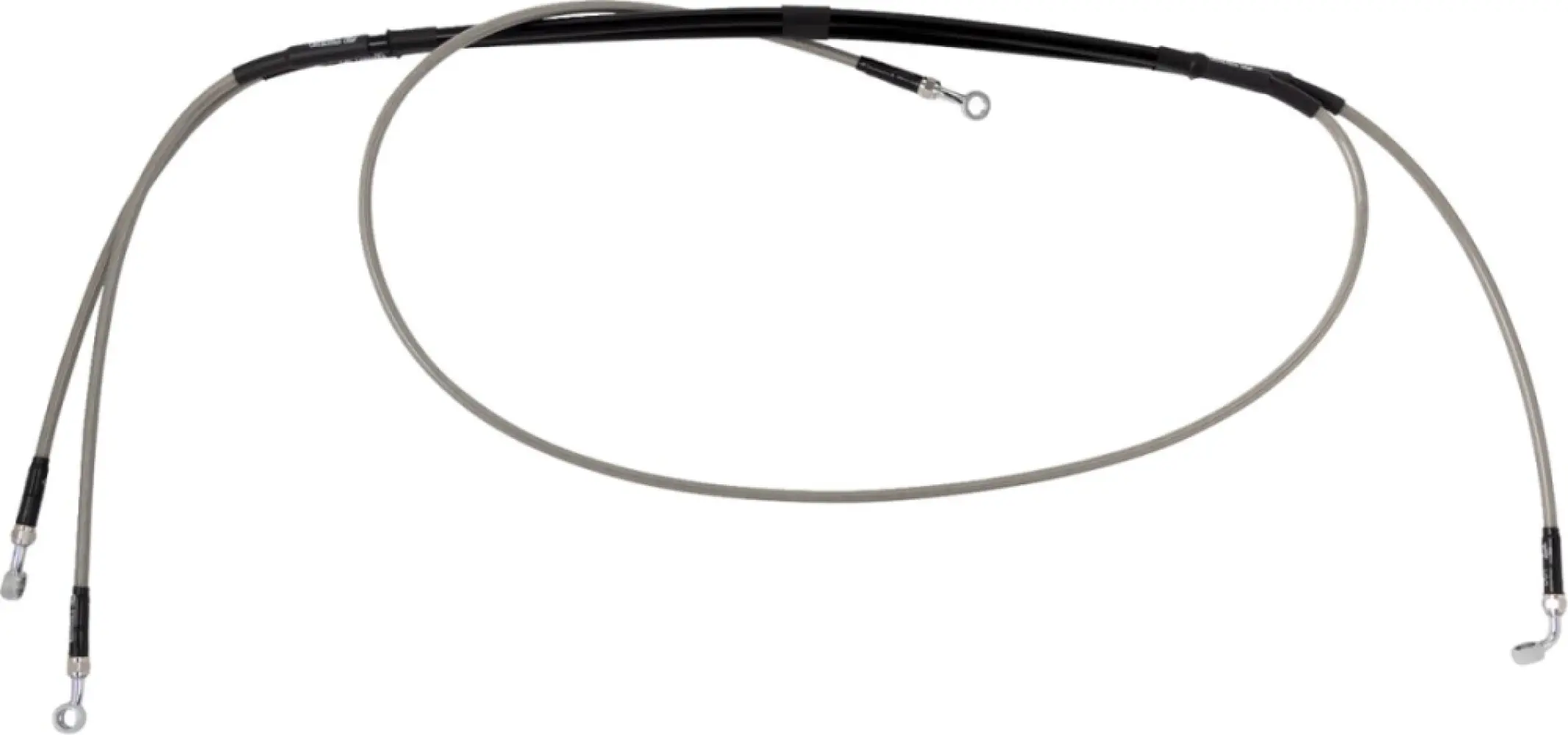 MOOSE OFFROAD HARD-PARTS - Stainless Steel Braided Brake  - 17416772