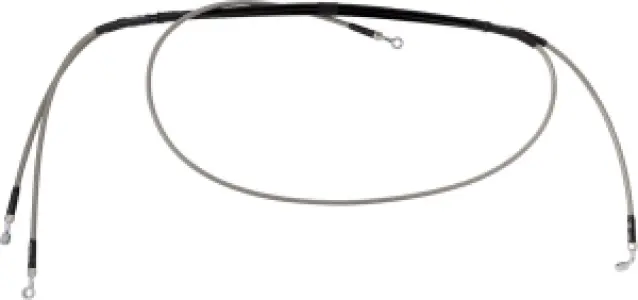 MOOSE OFFROAD HARD-PARTS - Stainless Steel Braided Brake - 17416772