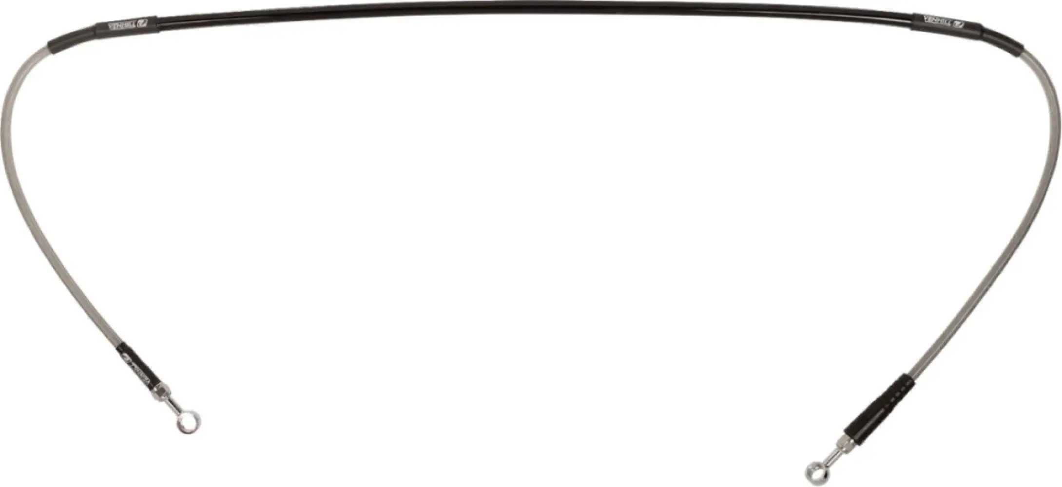 MOOSE OFFROAD HARD-PARTS - STAINLESS STEEL BRAIDED BRAKEL - 17416814