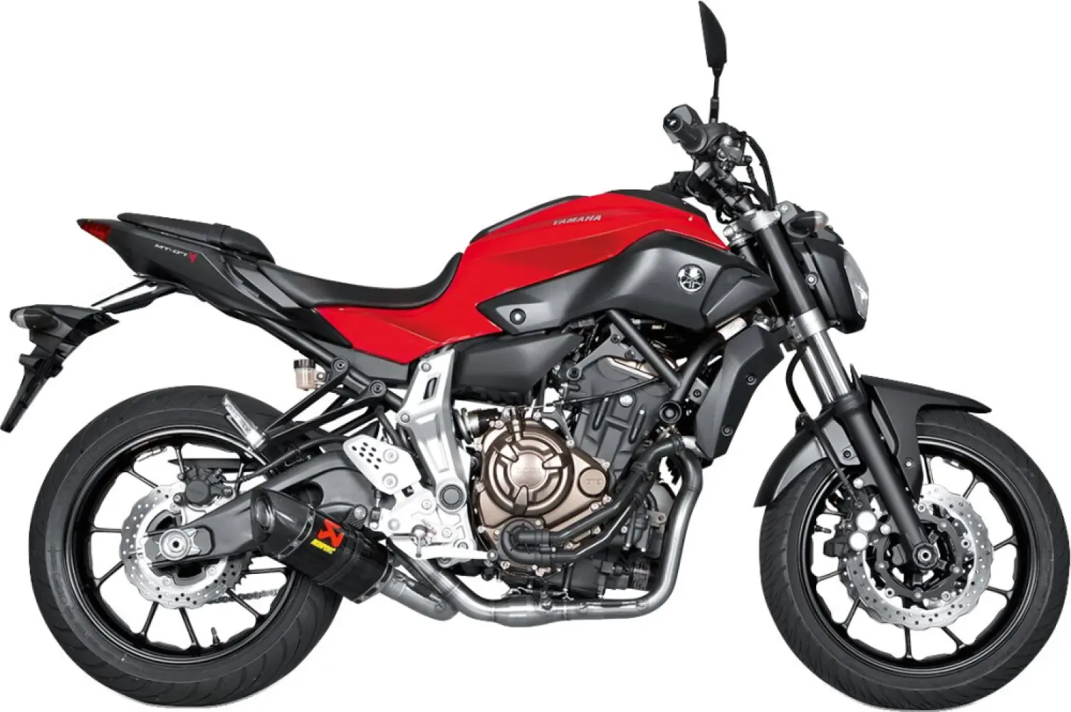 AKRAPOVIC - EXHAUST RAC SS/CF MT-07 - 18102226