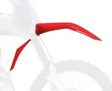 POLISPORT - FENDER FRONT GGAS 05-06 RED - 14032120