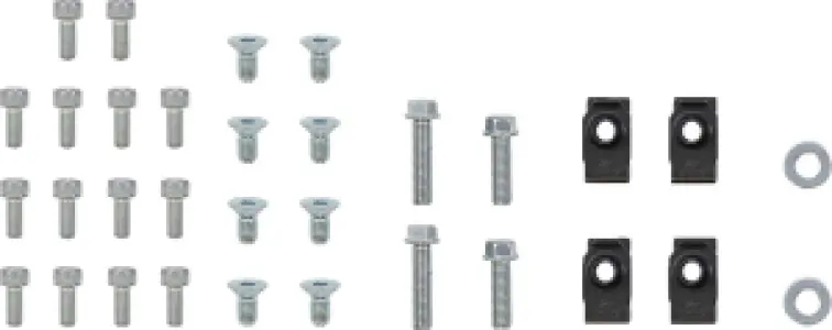 MOOSE OFFROAD HARD-PARTS - BRACES RADIATOR YAM - 19010913