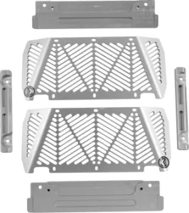 MOOSE OFFROAD HARD-PARTS - RADIATOR GUARD SILVER KAWASAKI - 19010952