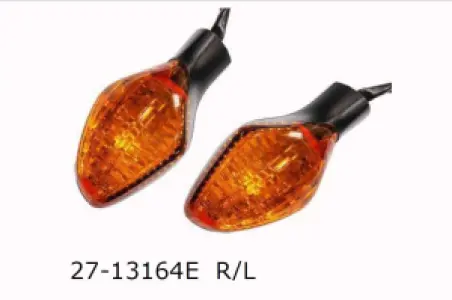 K&S TECHNOLOGIES - TURN SIGNAL AMBER HO FR/RR - 20200834