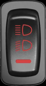 MOOSE OFFROAD FOUR WHEEL - HEADLIGHT SWITCH RED MSE - 21060629