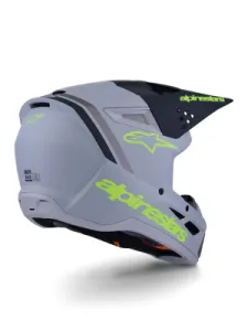 ALPINESTARS(MX) - HELMET SM3 RADIUM GRAY/BLK/YL  - 01109169
