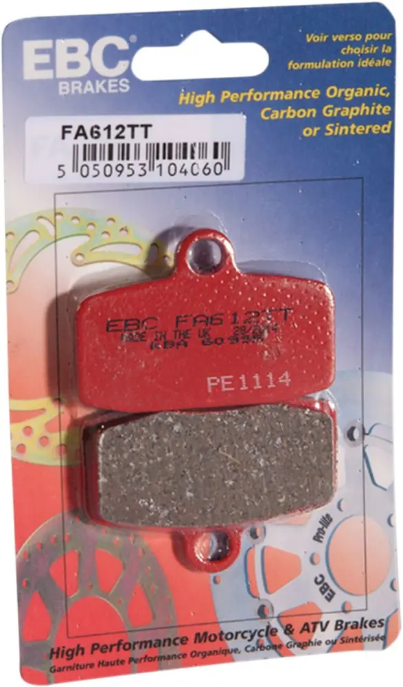 EBC - BRAKE PAD CARBON TT DIRT - 17200255