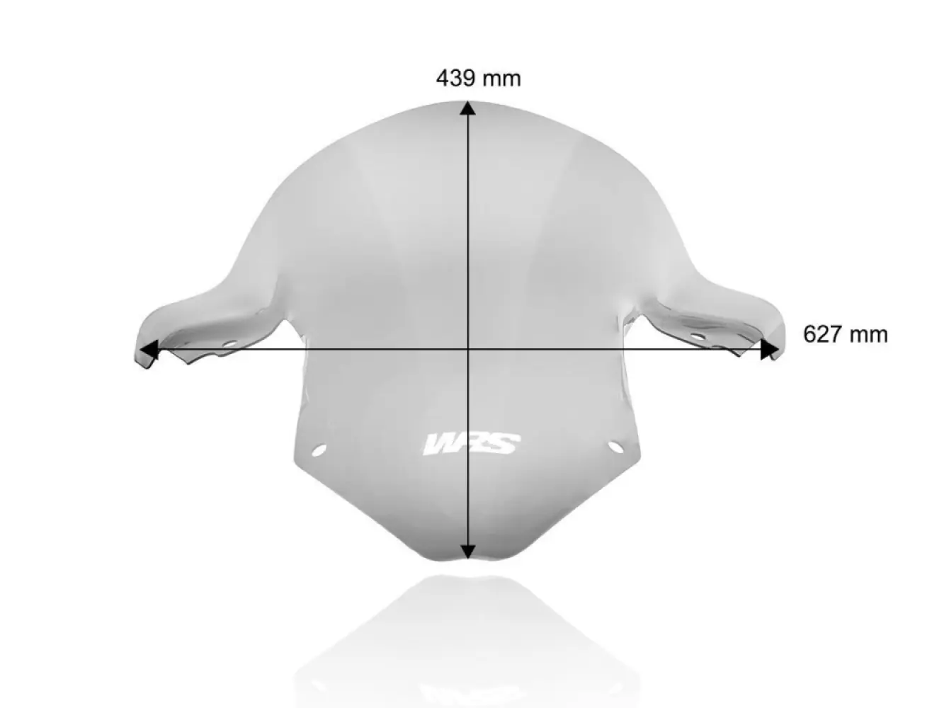 WRS - WINDSCREEN RACE S1000RR SMOKE - 23120703