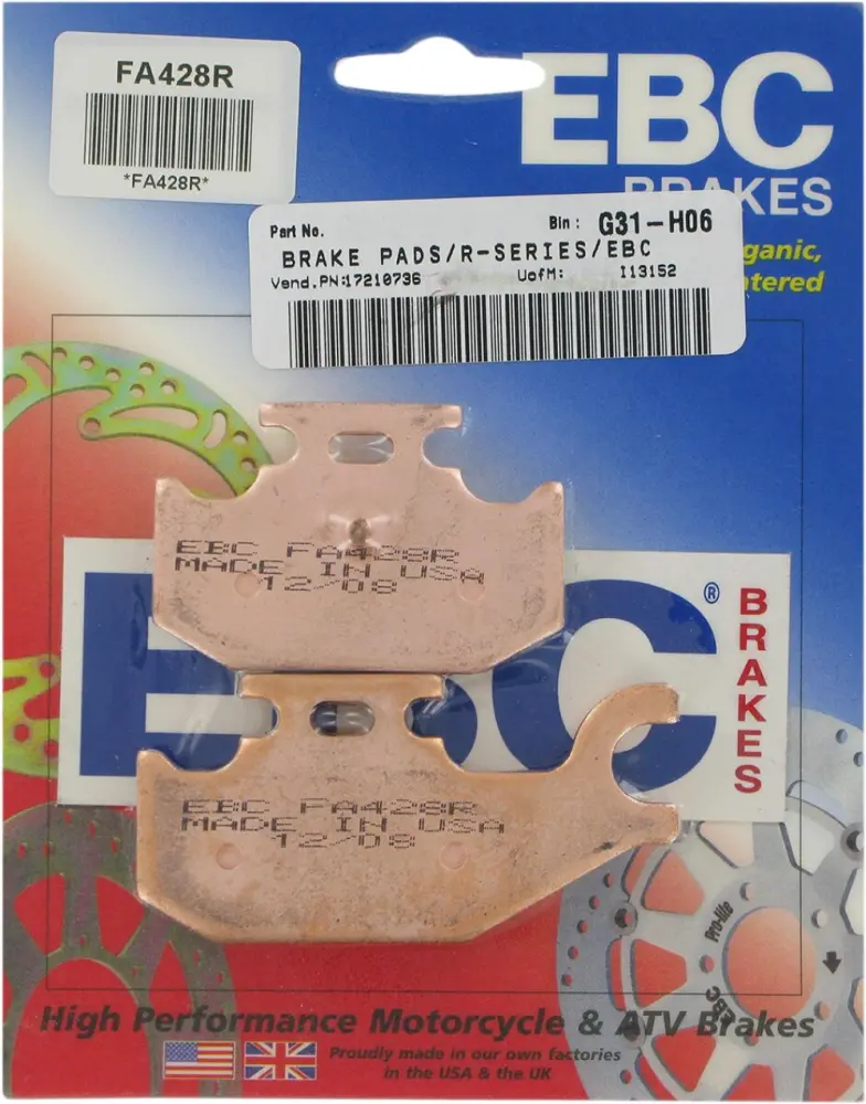 EBC - BRAKE PAD SINT R SERIES - 17210736