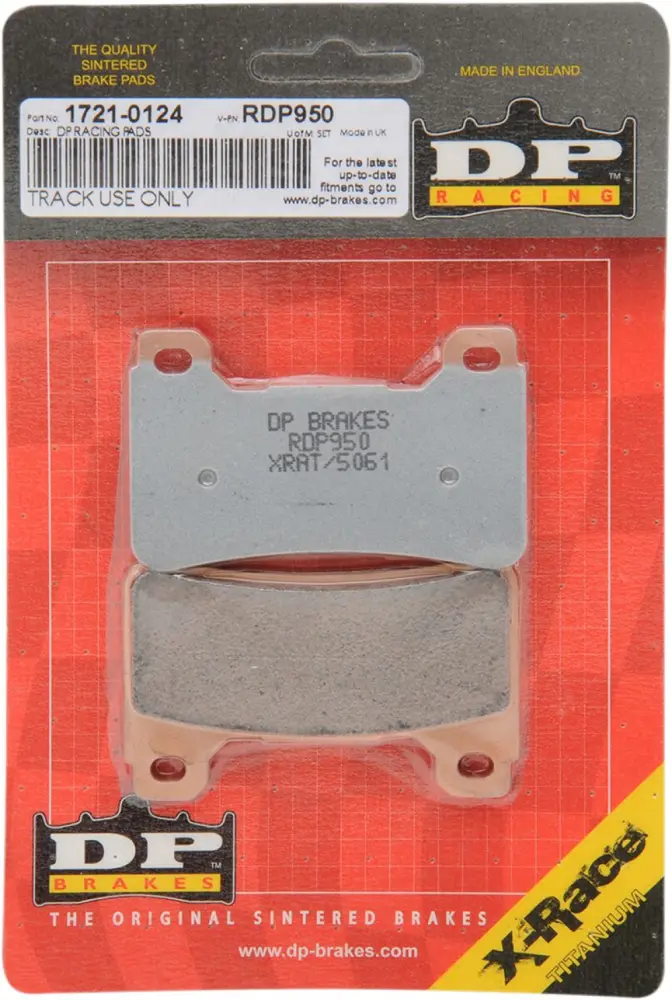 DP BRAKES - BRAKE PAD SINTRD RDP950HH - 17210124