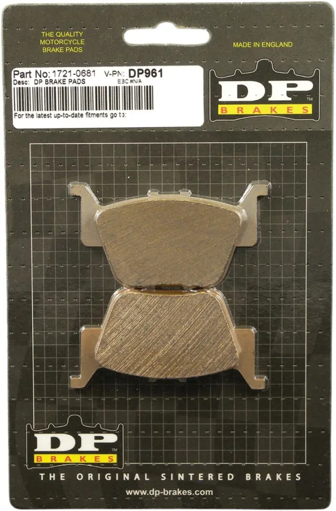 DP BRAKES - BRAKE PAD SINTERED DP961 - 17210681