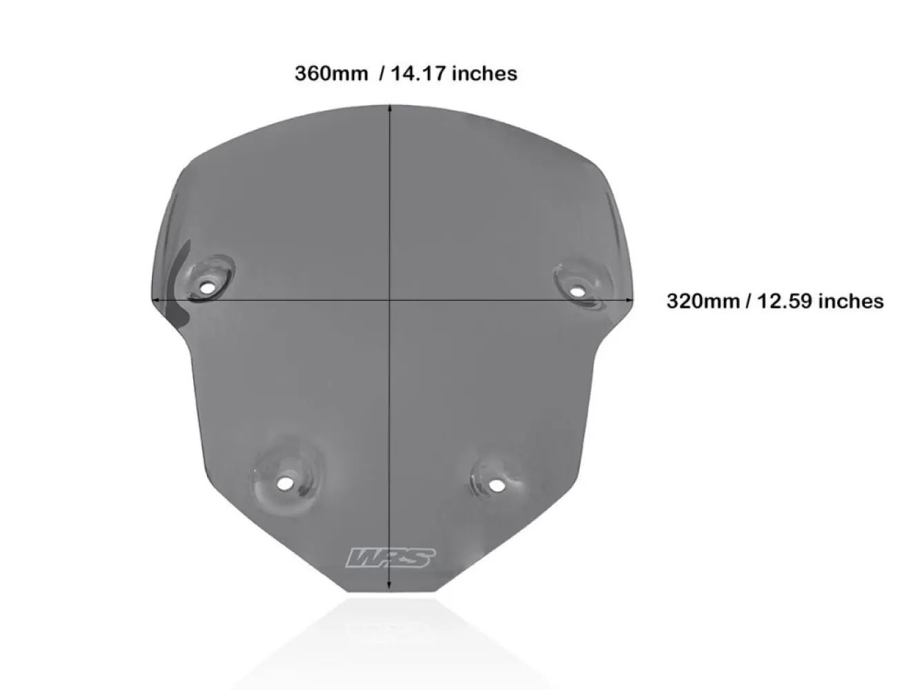 WRS - WINDSCREEN SPORT TIGER900 DARK - 23120933