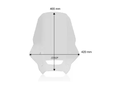 WRS - WINDSCREEN CAPONORD NX 500/400 - 23121214