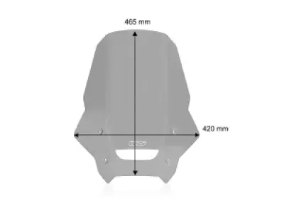 WRS - WINDSCREEN CAPONORD NX 500/400 - 23121215