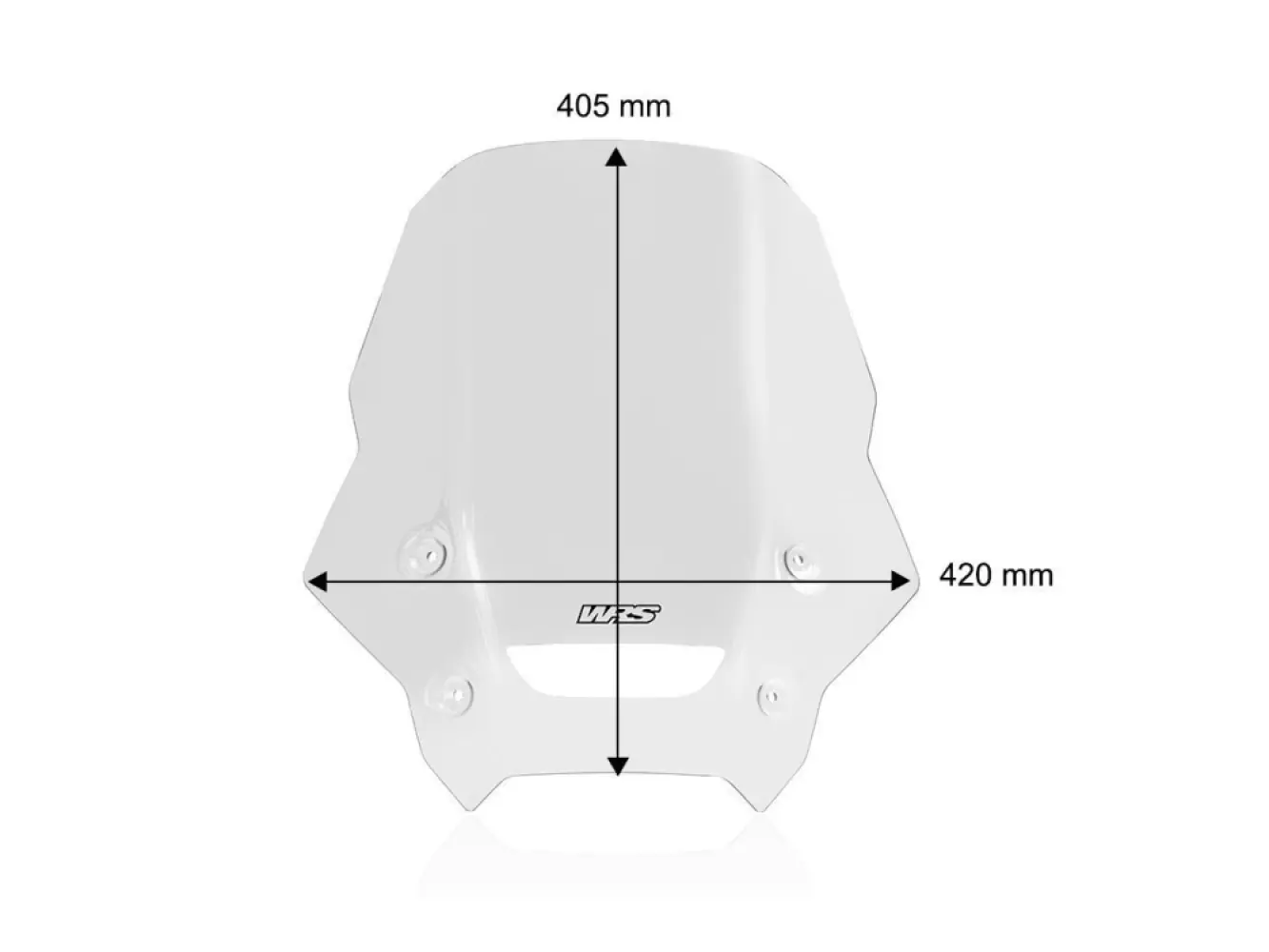 WRS - WINDSCREEN TOURING NX 500/400  - 23121216
