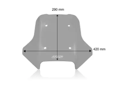 WRS - WINDSCREEN SPORT CFMOTO 450MT  - 23121242