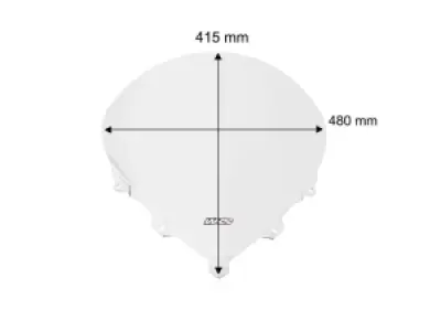 WRS - WINDSCREEN SPORT K1200S/K1300S - 23121437