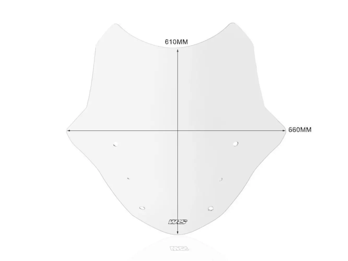 WRS - WINDSCREEN STANDARD R1200/R125 - 23121478