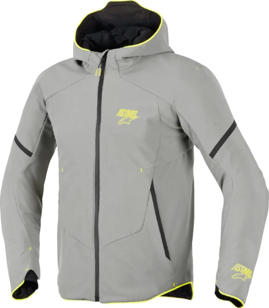 ALPINESTARS (ROAD) - JACKET AEROSHELL GRAY/YELLOW X - 28207553