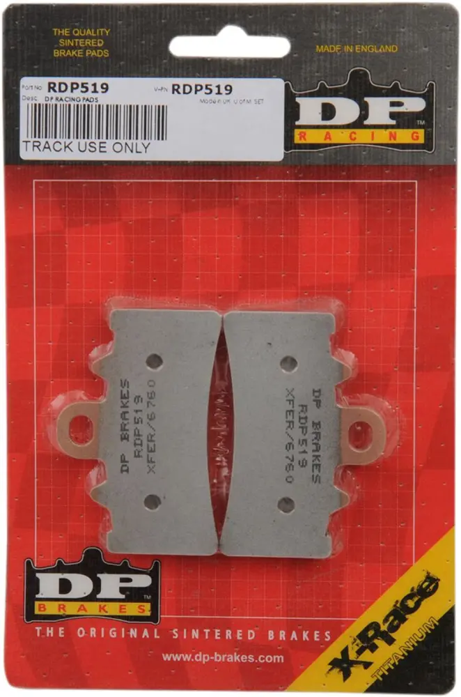 DP BRAKES - BRAKE PAD SINTRD RDP519 - 17212731