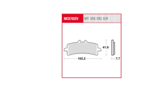 TRW - BRAKE PAD TRW - 17213190