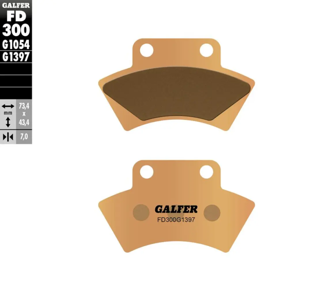 GALFER - BRAKE PAD SINTERED ATV - 17213553
