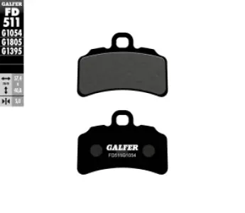 GALFER - BRAKE PAD SEMI METAL - 17213547