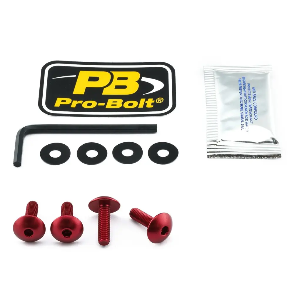PRO BOLT - BOLT KIT SCREEN RED - 23210682