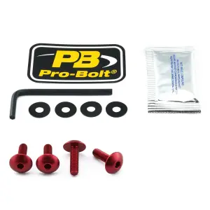 PRO BOLT - BOLT KIT SCREEN RED - 23210682