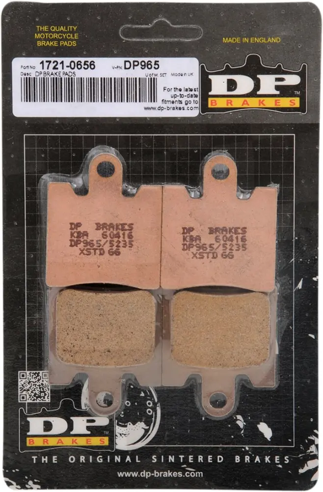 DP BRAKES - BRAKE PAD DP STRT DP965 - 17210656