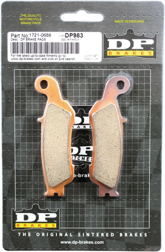 DP BRAKES - BRAKE PAD SINTERED DP983 - 17210688