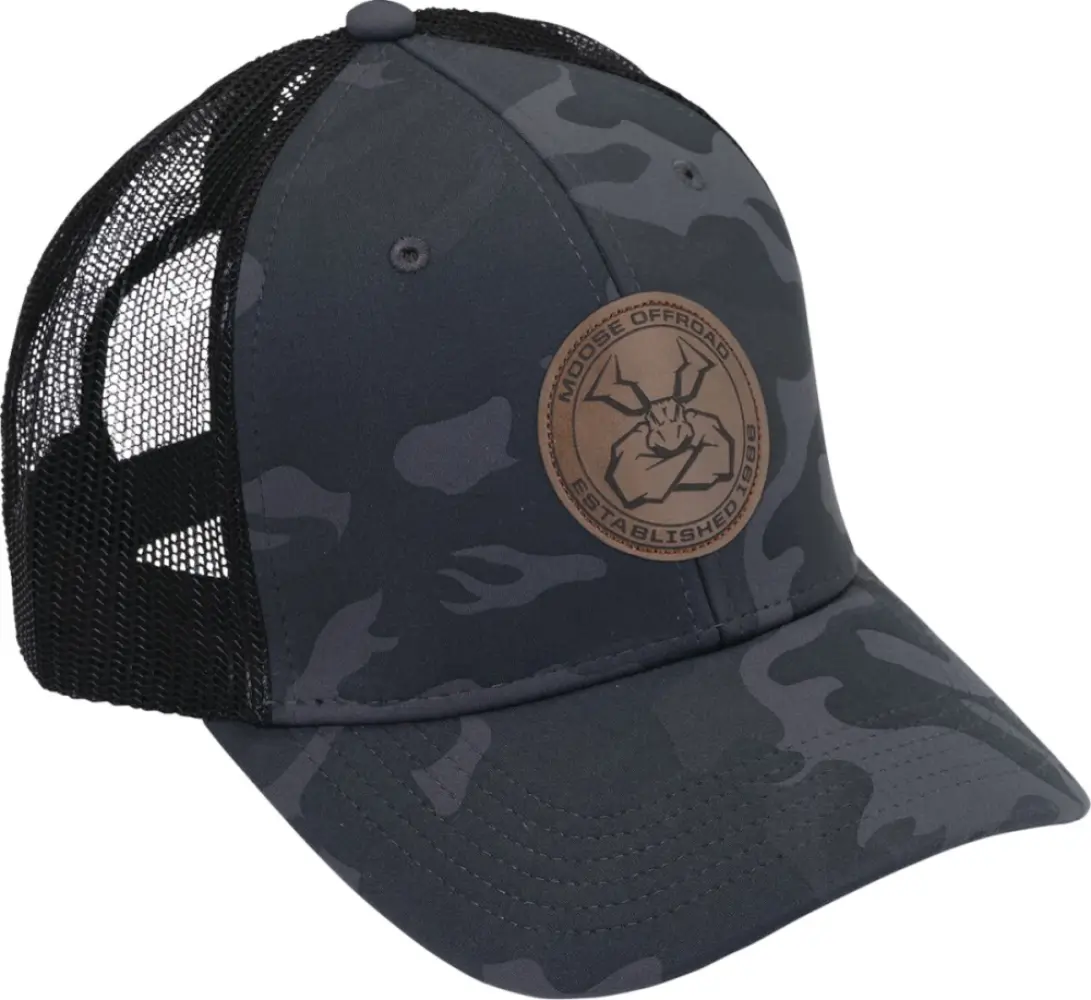 MOOSE OFFROAD SOFT-GOODS - HAT MOOSE OFFROAD BLACK CAMO - 25014408
