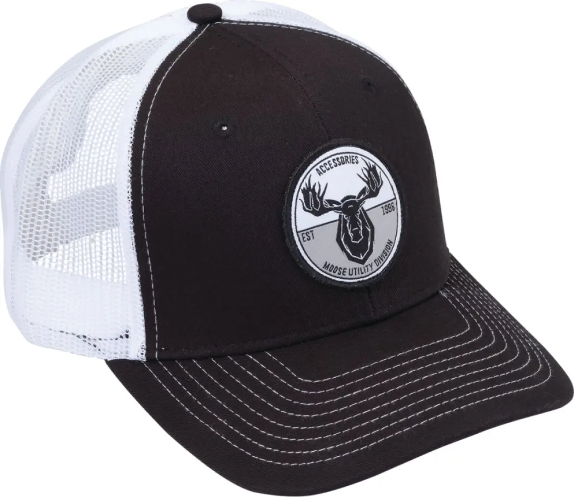 MOOSE OFFROAD SOFT-GOODS - HAT MUD BADGE BK/WH - 25014412