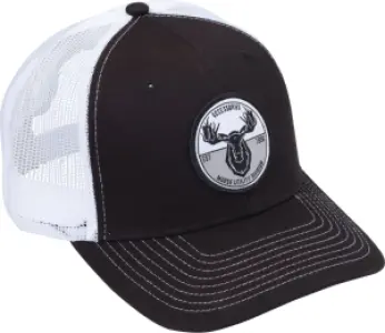 MOOSE OFFROAD SOFT-GOODS - HAT MUD BADGE BK/WH - 25014412
