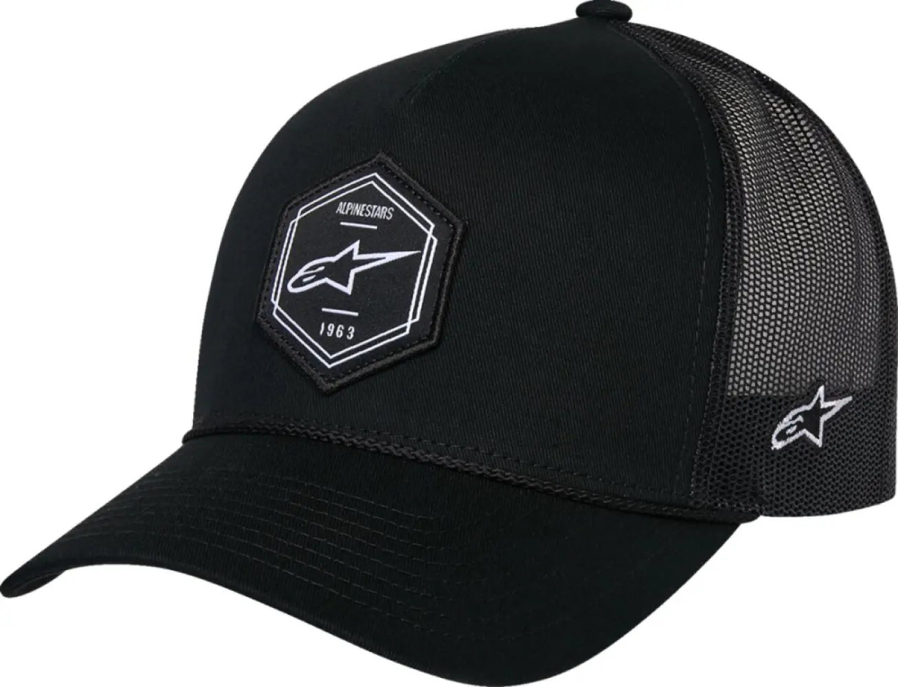 ALPINESTARS (CASUALS) - HAT CRV BILL TRUCK HEXEON BLAC - 25014512