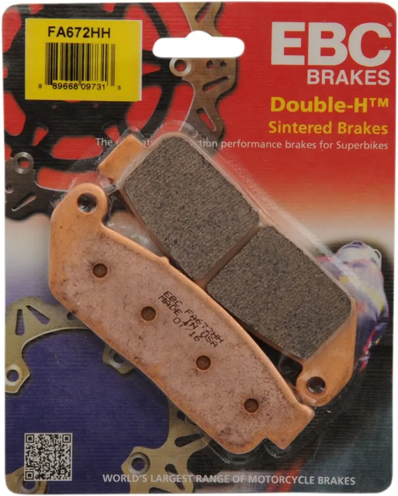 EBC - BRAKE PAD SINTERED HH - 17212781