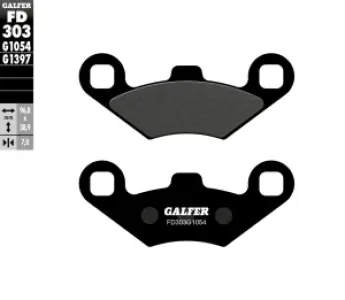 GALFER - BRAKE PAD SEMI METAL - 17213544